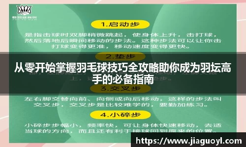 从零开始掌握羽毛球技巧全攻略助你成为羽坛高手的必备指南